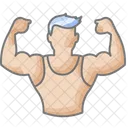 Muscle Building Strength Training Bodybuilding Icon