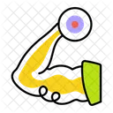 Muscle Fitness Muscle Exercise Bicep Workout Icon