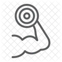 Muscle Growth Training Icon