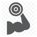 Muscle Growth Training Icon