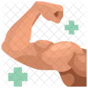 Muscle Bodybuilder Strong Icon