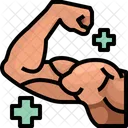 Muscle Bodybuilder Strong Icon