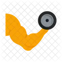 Arm Biceps Exercise Icon