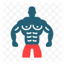 Muscle Man Bodybuilder Gym Icon