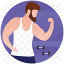 Muscles Building Bicep Muscles Muscles Exercise Icon