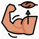 Muscular Arm Muscle Strong Icon