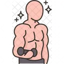 Musculoso Corpo Saudavel Ícone