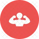 Muscular Person Man Icon