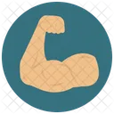 Musculos Fitness Biceps Icono