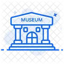 Museum Building Exhibition Icon