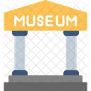 Museum Building Art Icon
