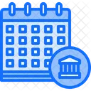 Calendar Date Building Icon
