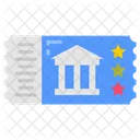 Museum Ticket Pass Entry Ticket Icon