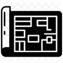 Museumsplan Karte Museumsdiagramm Symbol