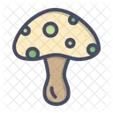 Mushroom Plant Spring Icon