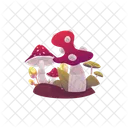 Mushroom Magic Fantasy Icon
