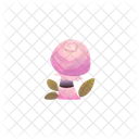 Mushroom Pink Rose Icon