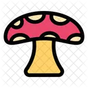 キノコ、オーガニック、天然 アイコン