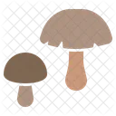 버섯 야채 식물 아이콘
