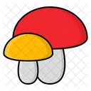 Mushroom Vegetable Season Icon