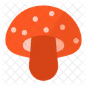 버섯 아마니타 버섯 아이콘