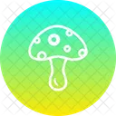Mushroom Plant Spring Icon