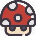 Mushroom Mario Bros Plant Icon