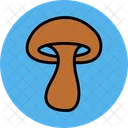Mushroom Camping Forest Icon