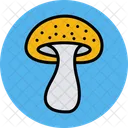 Mushroom Food Ingredient Icon