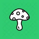 Mushroom Plant Spring Icon