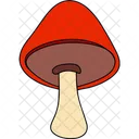 Mushroom Food Vegetarian Icon