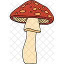 Mushroom Food Vegetarian Icon