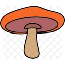 Mushroom Food Vegetarian Icon