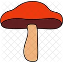 Mushroom Food Vegetarian Icon