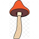 Mushroom Food Vegetarian Icon