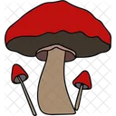 Mushroom Food Vegetarian Icon