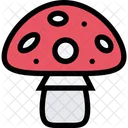 Mushroom Ecology Eco Icon