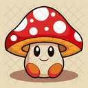 Mushroom Cartoon Icon