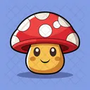 Mushroom Cartoon Icon