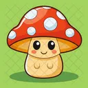 Mushroom Cartoon Icon