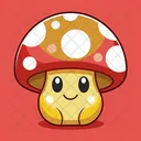 Mushroom Cartoon Icon