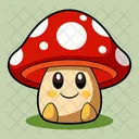 Mushroom Cartoon Icon