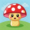 Mushroom Cartoon Icon