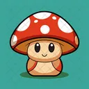 Mushroom Cartoon Icon