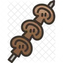 Mushroom Grilled Skewer Icon