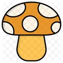 Mushroom Food And Restaurant Muscaria Icon