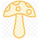 Mushroom Color Outline Icon 아이콘