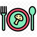 Mushroom Dish Food Icon