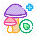 Medical Mushrooms Traditional Icon