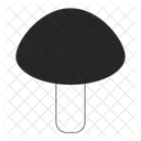 Mushroom Dark Cap Wild Forest Toadstool Poisonous Fungus Icône